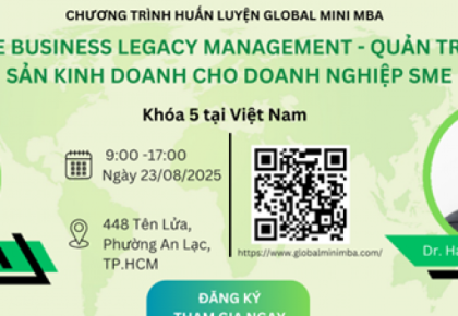 GLOBAL MINI MBA: QUẢN TRỊ DI SẢN KINH DOANH CHO DOANH NGHIỆP SME